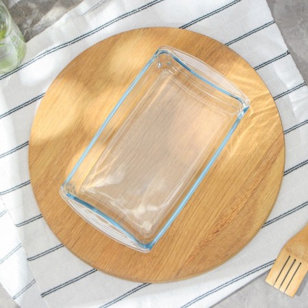 Rectangular shape for baking and baking of Borcam heat -resistant glass, 1.32 liters-1