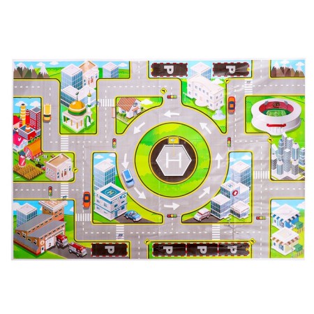 Game set "Cool Race", 3 Inertial machines and rug-roads-6