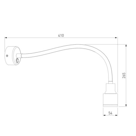 Interior backlight Elektrostandard, Molly Led 7 watts, 410x70x70 mm, IP20, white color-3