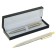 Gift handle, ball, automatic "Joker", in the leatherette case, silver-golden