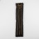 Metal zipper, No. 3, non -proceeding, automatic lock, 30 cm, black/gold color