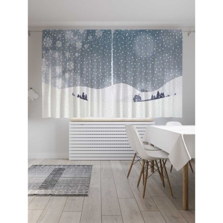 Photostes "Snow Deer", Oxford, size 145x180 cm, 2 pcs