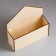 Kashpo wooden 18 × 6 × 20 cm envelope "Double", naturally give beautifully