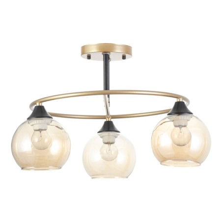 Sicily chandelier 3x60W E27 gold 49x49x25.5cm-4