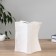 VAZA Ceramics Table "Valentine" Loner, 19 cm, white