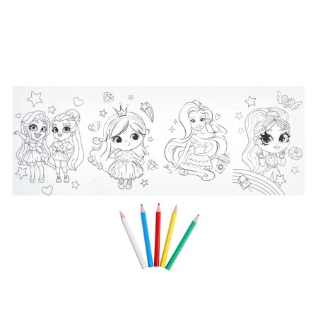 Gift set "The most beautiful", doll, coloring, manicure-5