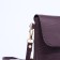 Magneta bag, long belt, purple color