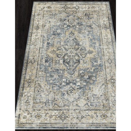 Rectangular Lysandra Hali Shanti carpet, size 230x160 cm, color Blue-1