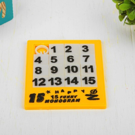Puzzle-sticked "Collect the numbers", color mix