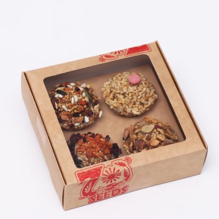Tartlets "Seven Seeds" for all types of rodents assorted 4 pcs, 140 g