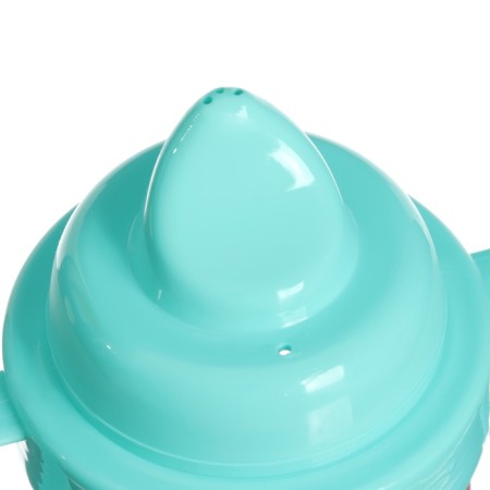 Children's player with solid nose "Bunny Polly", 150 ml., With handles, pink color-4