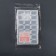 Organizer for decor, 7 blocks, 3 cells, 10.5 × 17 × 2.5 cm, the color is transparent