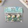 Decor for creativity wood "clothespin. Sleeping cupboard on the sheet" set of 3 pcs 1.3x3.3x4.5 cm