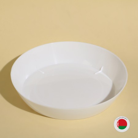 Patron for the pot, d = 13.5 cm, plastic, white-2