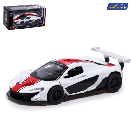 Metal machine McLaren P1 GTR, 1:40, inertia, doors open, white color