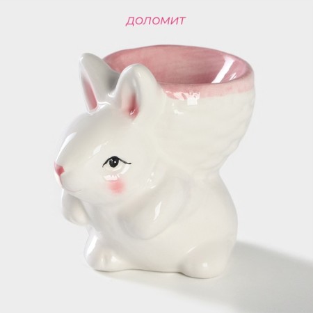 Bunny Bunny, 8 × 5.5 × 7.5 cm, pink color-1