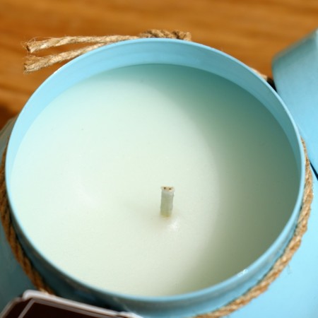 Aromatic candle in a jar 150 g, paraffin, lemongrass-3