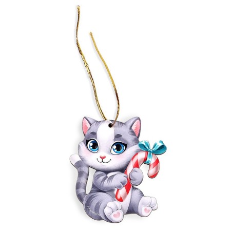 New Year's suspension "New Year! Cute cat"-3