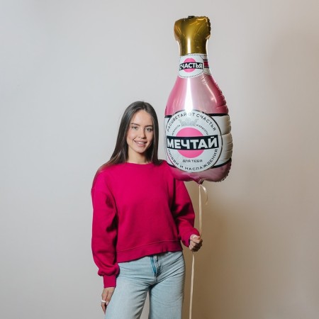 Foil ball 36 "Dream", a bottle, without a substrate-1