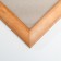 Photo frame 10x15 cm nut (glass)