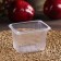 Container Plastic disposable “Yuzhuralpak”, KR-12, 350 ml, 115 × 90 × 72 mm, the color is transparent