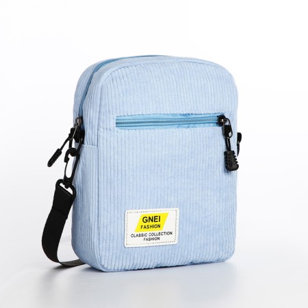 Youth bag with lightning, blue color-1