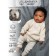 Knitted Children's Pure Love Buddy, height 68 cm, milk color