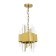 Suspended chandelier ST LUCE. SL1633.203.04. Olvera. 4x40 watts, E14, 20x20x37 cm, matte gold color