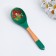 Spoon "Zelenushka", salad, 6 × 21, Khokhloma