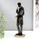 Polystone souvenir "Jazz musician" MIX 21x6.5x6.5 cm