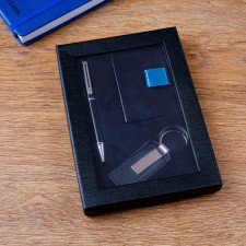 Gift set 3v1 (pen, keychain, business card) mix