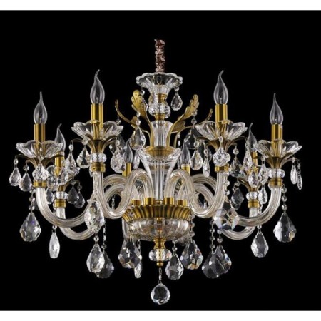 Crystal Lux, Alicante 1050/308, E14, 8x60 W, 62x75x75 cm, bronze color