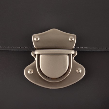 Bag -clamp, matte, 5.5 × 5.5 cm, pearl silver color-4