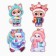 Christmas tree toy New Year, 4 pcs, set, cute