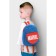 Blue backpack on a zipper, with a pocket, 19 x 22 cm "Super-heroes", Avengers