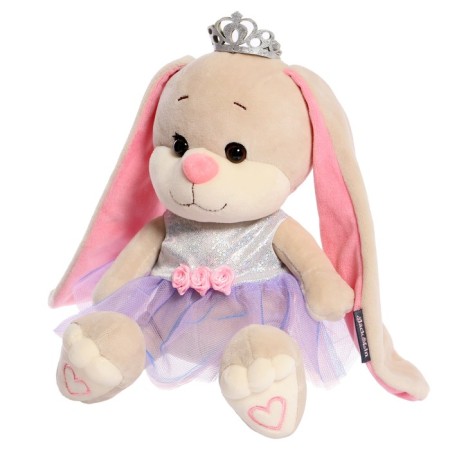 Soft toy "Bunny Lin", Princess in a dress with a crown ", 20 cm-1