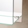 Mirror, wall, with shelf, 37 × 45 cm
