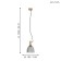 Lebalio 1x40W chandelier E27