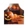 Apron of a kitchen with a photo print "Ominous pumpkin", adjustable, size OS