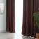 Curtain curtain "Etel" width 135 cm, height 250 cm, chocolate color, matte