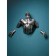 Figure "Phantom", polystone, 85 cm, silver color