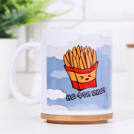 Sublimation mug "Not free me!", With application-3