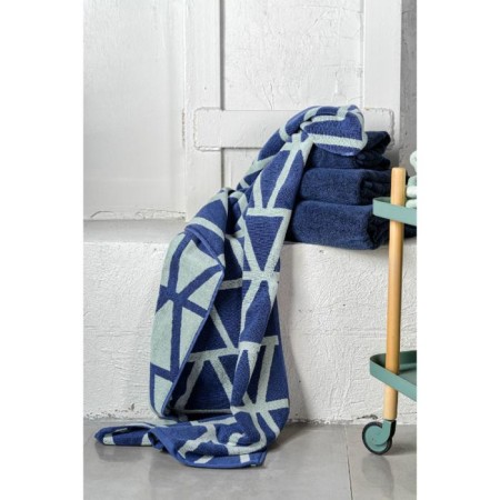 Terry towel Essential, 600 g, size 30x30 cm, dark blue color-2