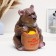 Piggy bank "Bear with a barrel" 27x24x28cm