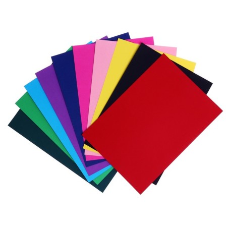 Cardboard two -sided A4, 100 sheets, 10 colors, density 220 g/m2, Brauberg Kids Series, tinted-5