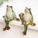 Souvenir Ceramics "Frog" set 2 pieces 14x10x11.5 cm