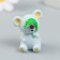 Figure for Florarium Polystone "Koala is covered with a leaf" 2.7x3.5 cm