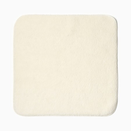 The envelope-condensed with a fur insert, the color is white, size 100x100 cm-3