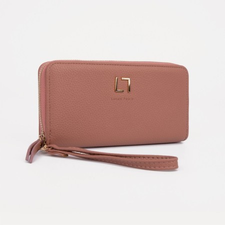 Women's wallet with lightning, pink color