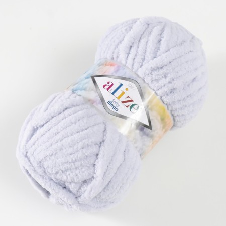 Yarn "Softy Mega" 100% micropoliester 70m/100g (416 gray)-1